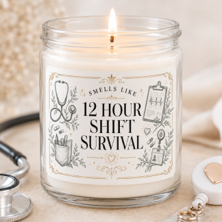 Nurse 12 hour shift survival candle
