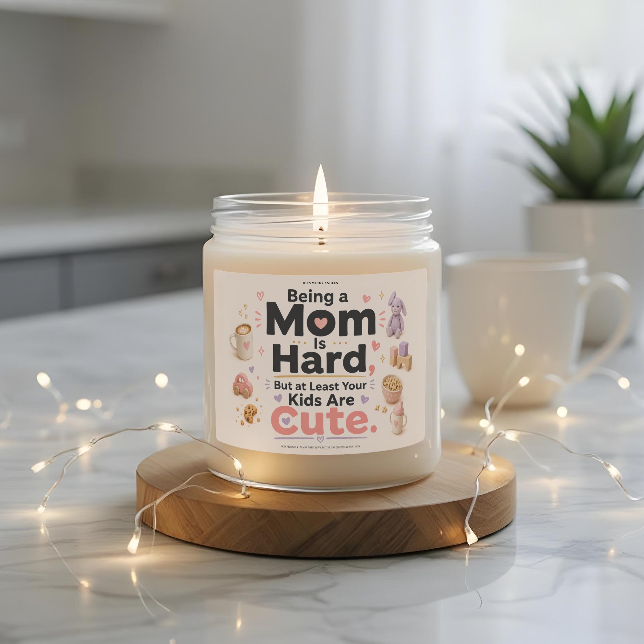 Funny Mom Candle Gift - Being a Mom Is Hard 4 Funny Mom Candle Gift - Being a Mom Is Hard - Image 4