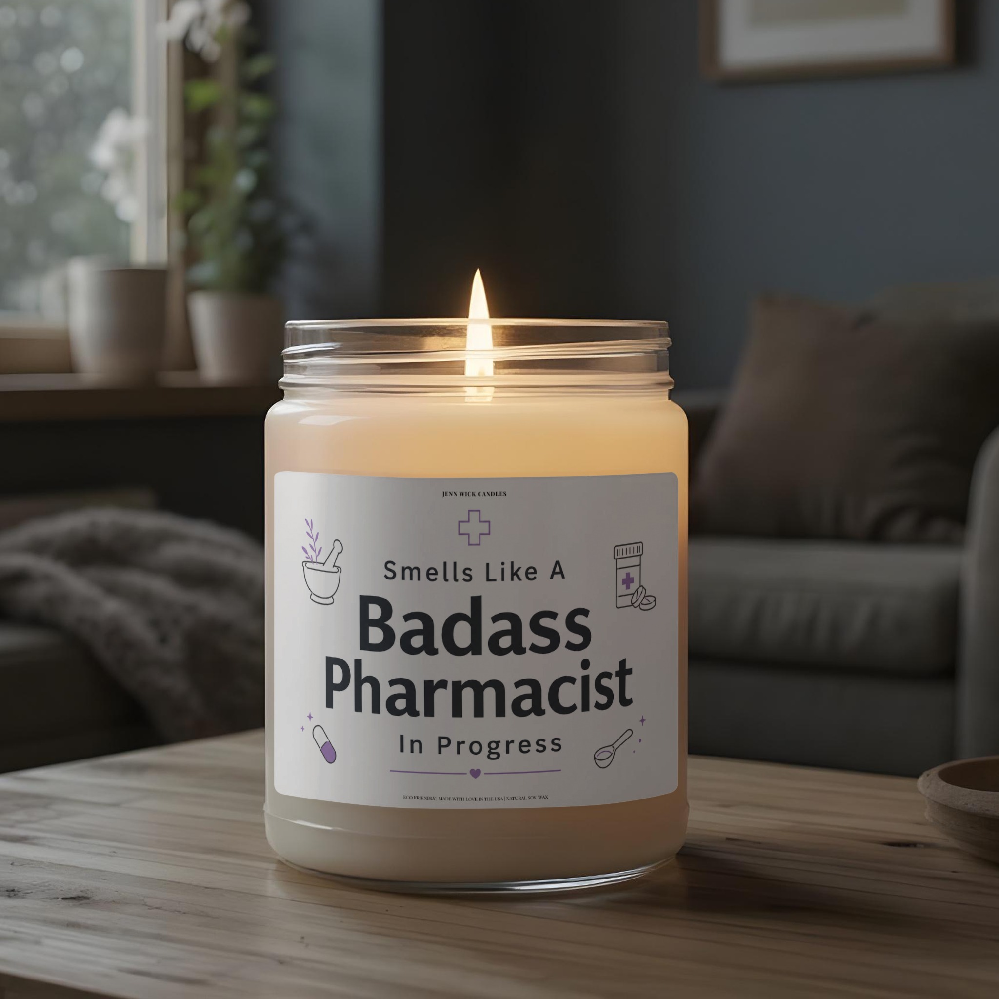 Badass Pharmacist In Progress Candle 4 Badass Pharmacist In Progress Candle - Image 4