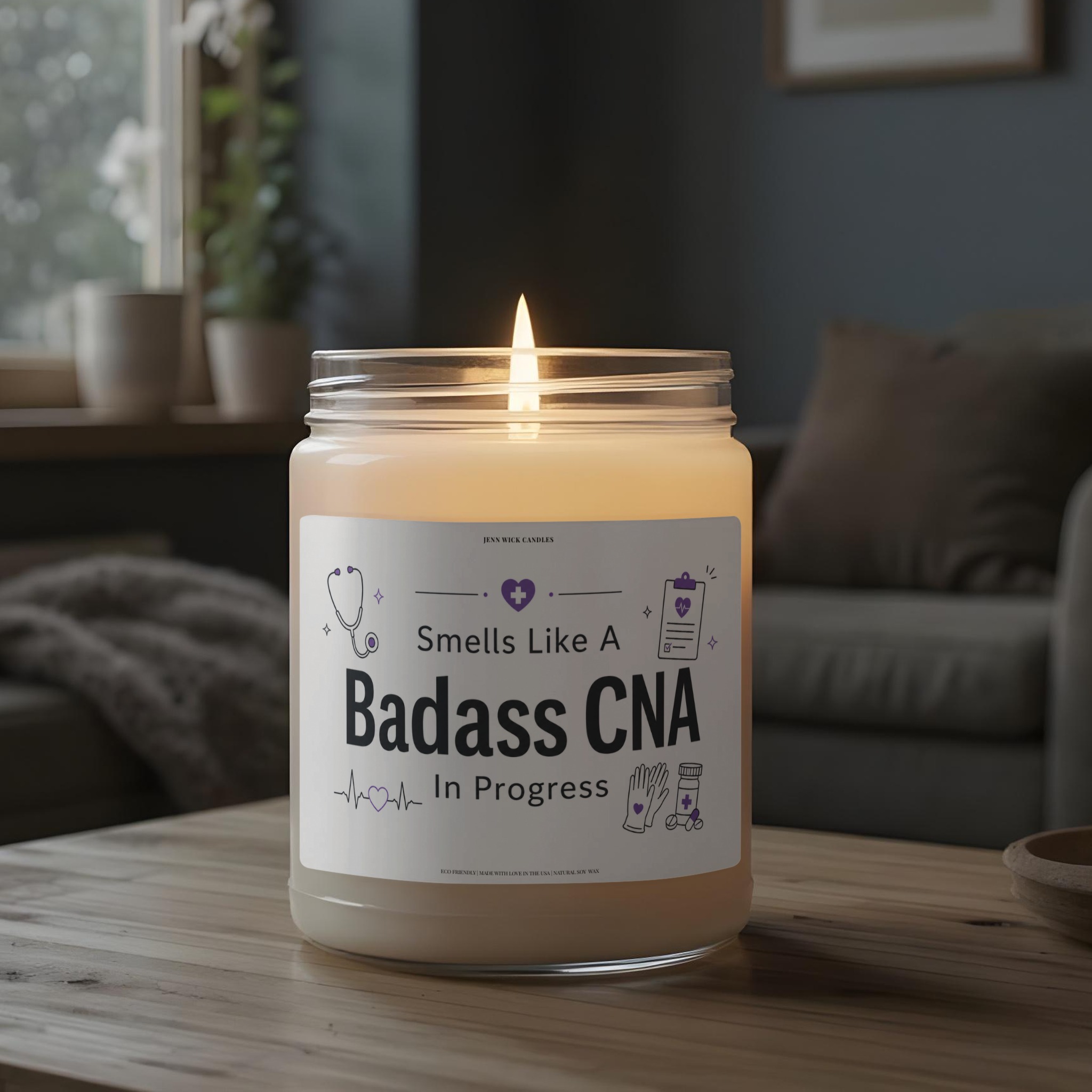 Badass CNA In Progress Candle 4 Badass CNA In Progress Candle - Image 4