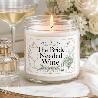 Brided Need Wine 9 oz candle