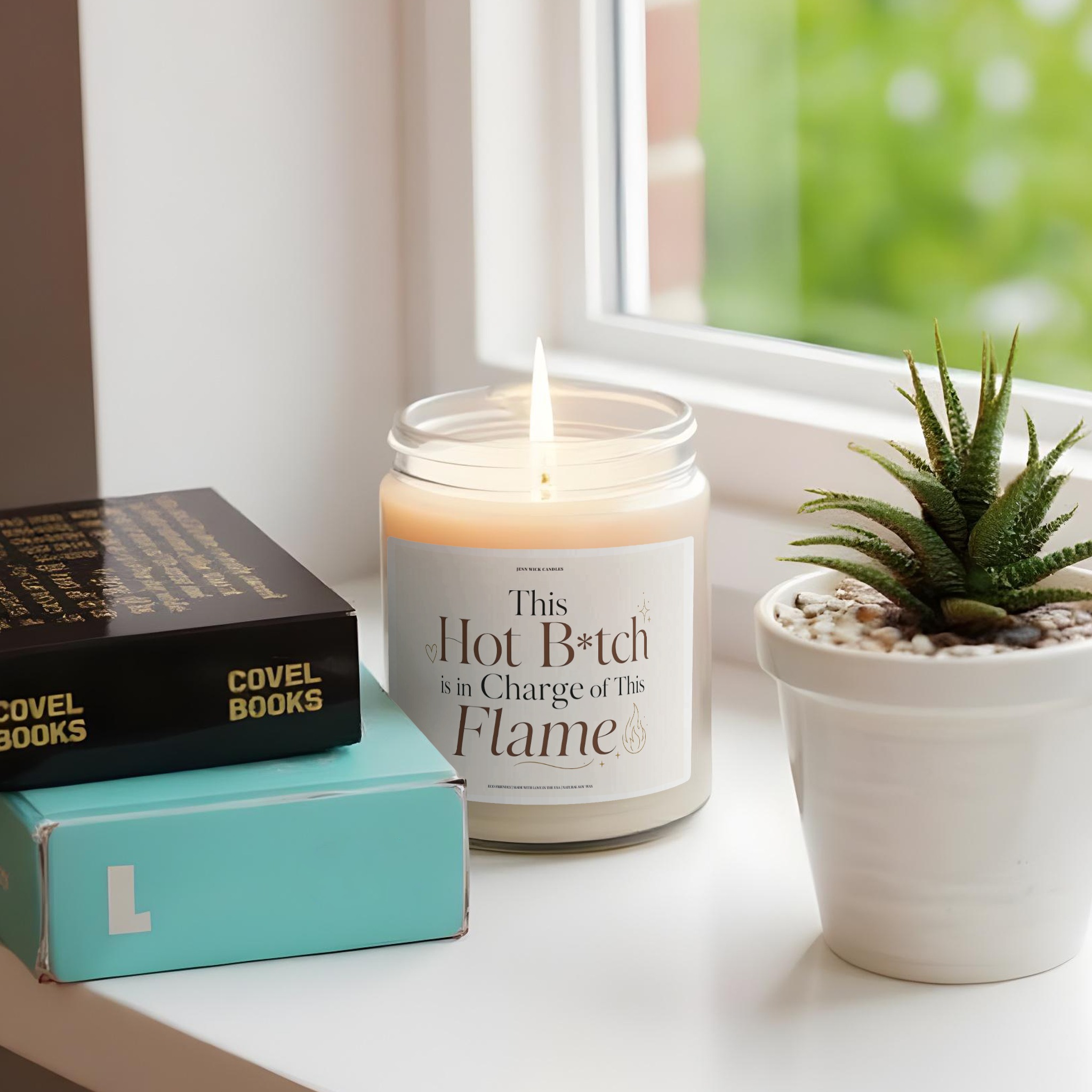 Funny Bold Candle Gift — This Hot Bitch is in Charge of This Flame 6 Funny Bold Candle Gift — This Hot Bitch is in Charge of This Flame - Image 6