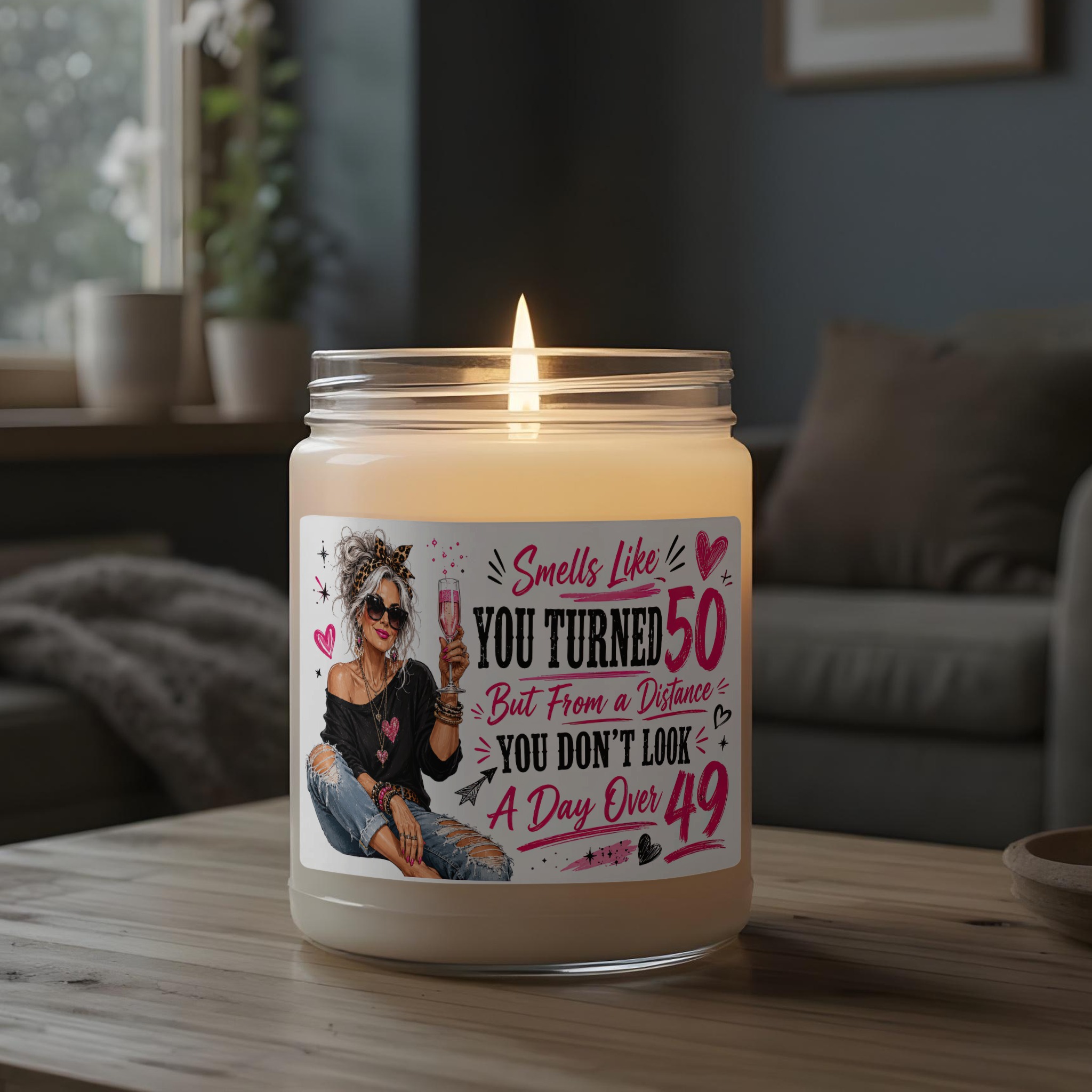 Turned 50 Dont Look It Birthday Candle 3 Turned 50 Dont Look It Birthday Candle - Image 3