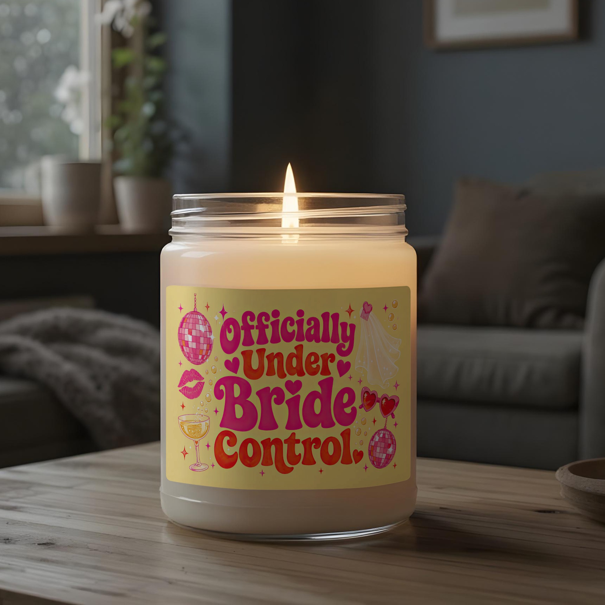 Officially Under Bride Control Bachelorette Candle 3 Officially Under Bride Control Bachelorette Candle - Image 3