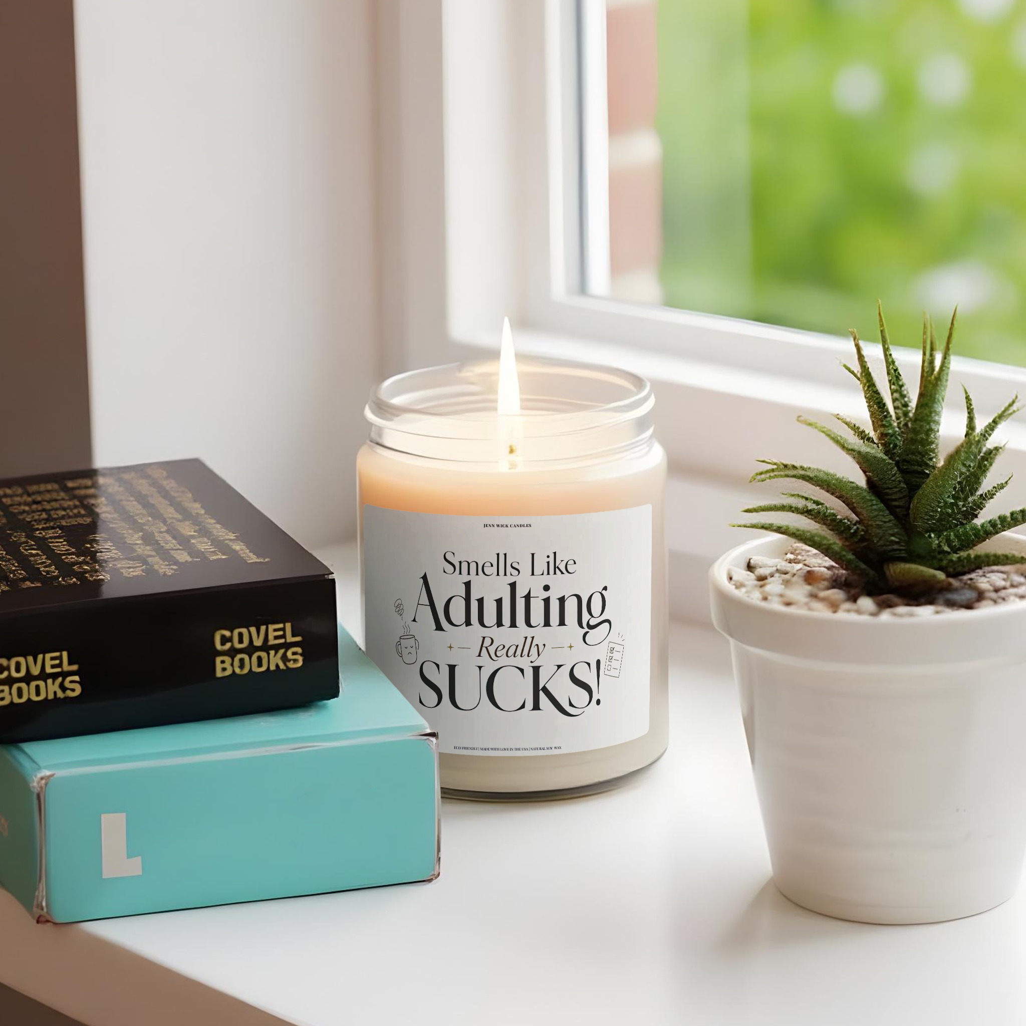 Smells Like Adulting Really Sucks Candle 2 Smells Like Adulting Really Sucks Candle - Image 2