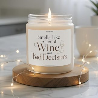 Funny Wine Lover Soy Candle | 9 oz