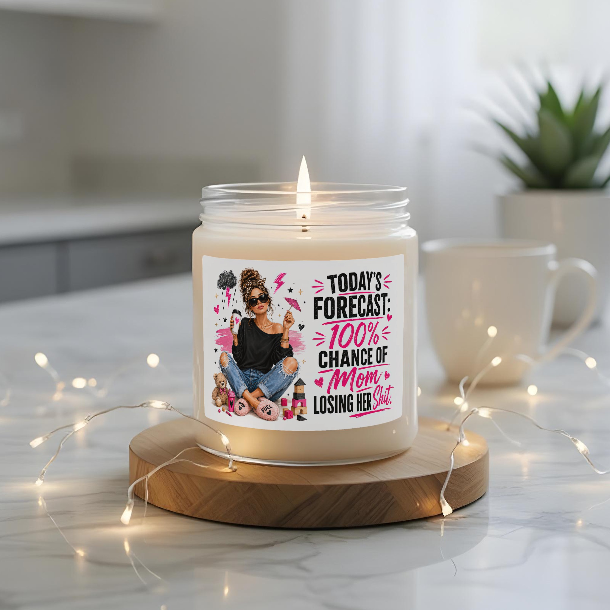 100% Chance of Mom Losing Her Shit Candle 5 100% Chance of Mom Losing Her Shit Candle - Image 5