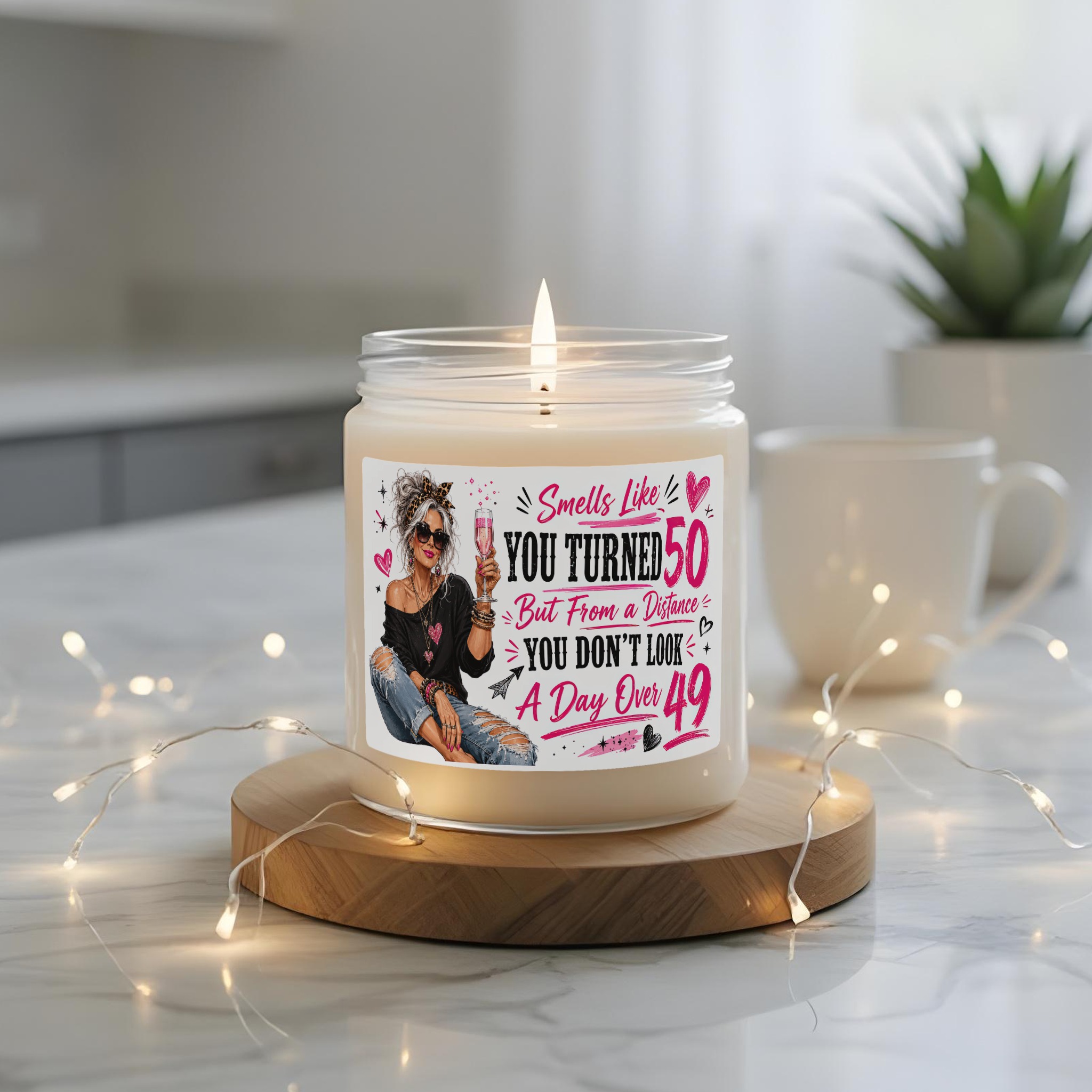 Turned 50 Dont Look It Birthday Candle 4 Turned 50 Dont Look It Birthday Candle - Image 4