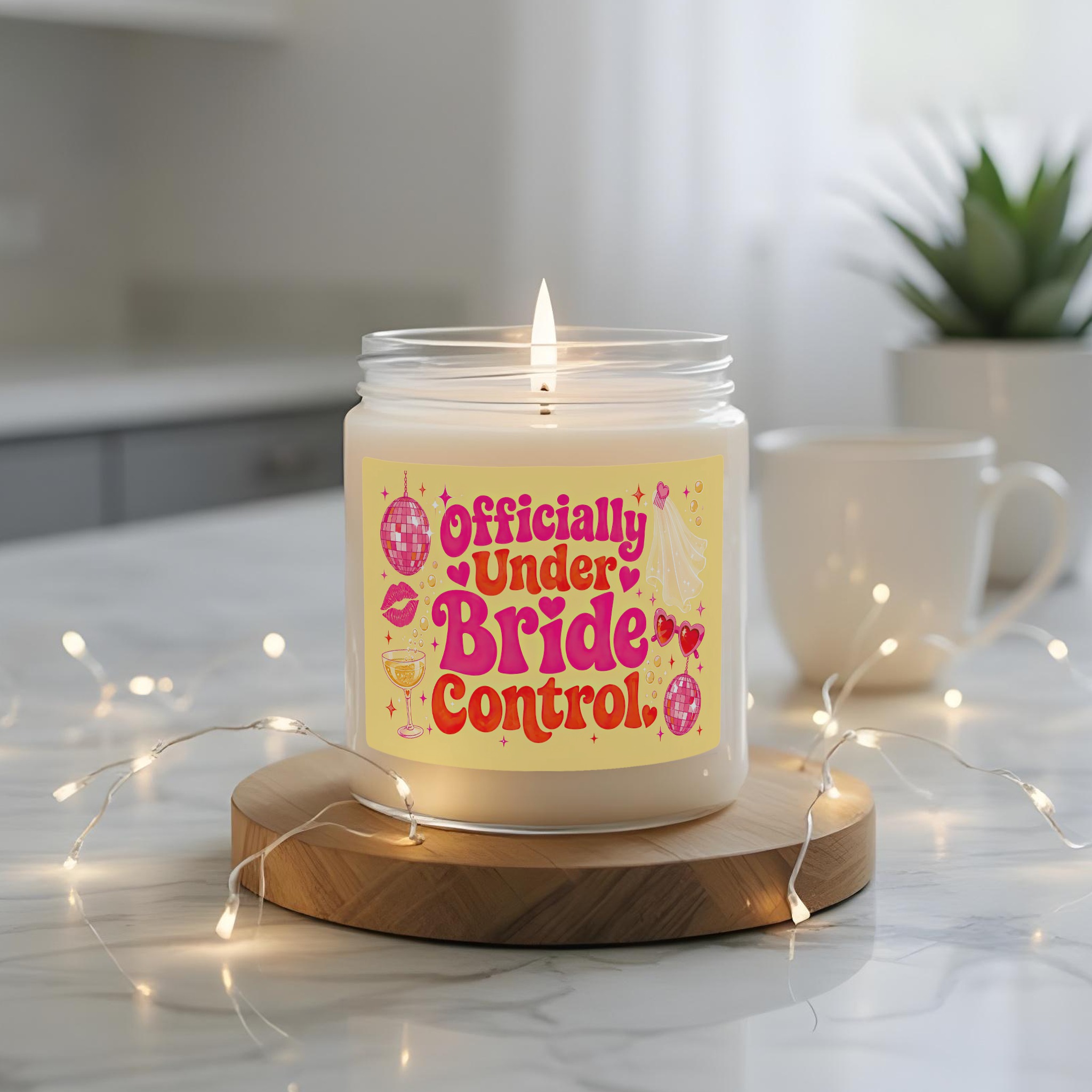 Officially Under Bride Control Bachelorette Candle 5 Officially Under Bride Control Bachelorette Candle - Image 5