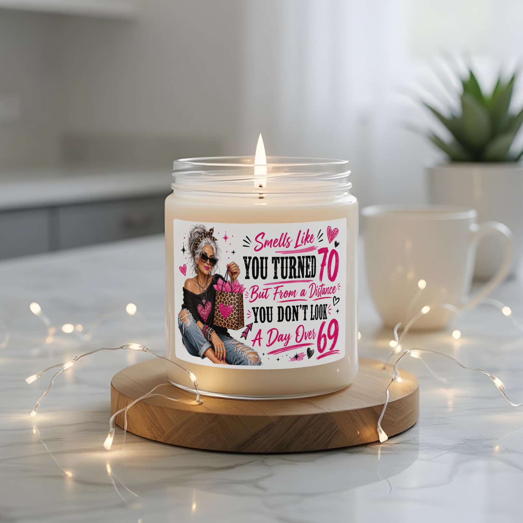 Turned 70 Don?t Look It Birthday Candle 5 Turned 70 Don?t Look It Birthday Candle - Image 5