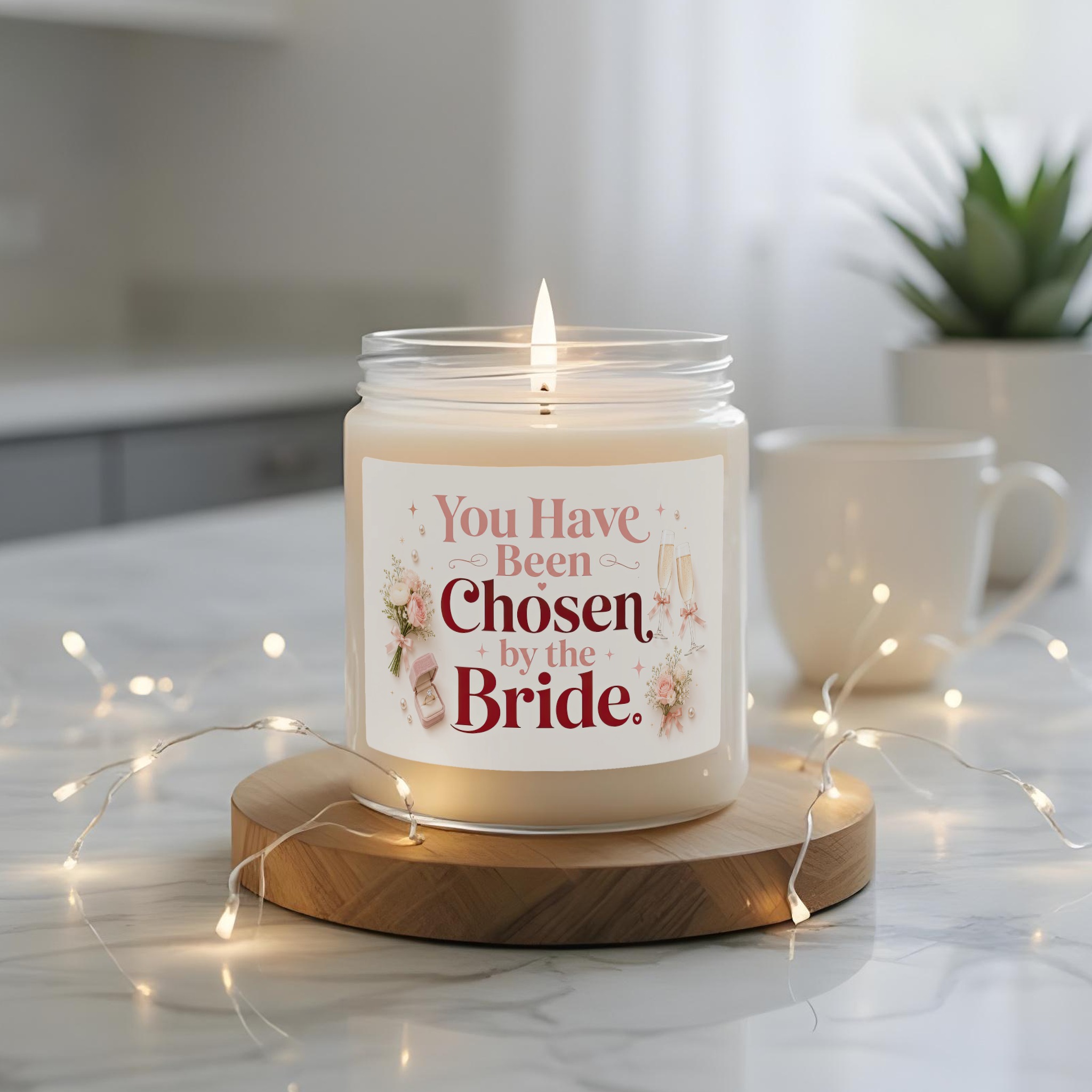 Chosen By The Bride Bridesmaid Candle 3 Chosen By The Bride Bridesmaid Candle - Image 3