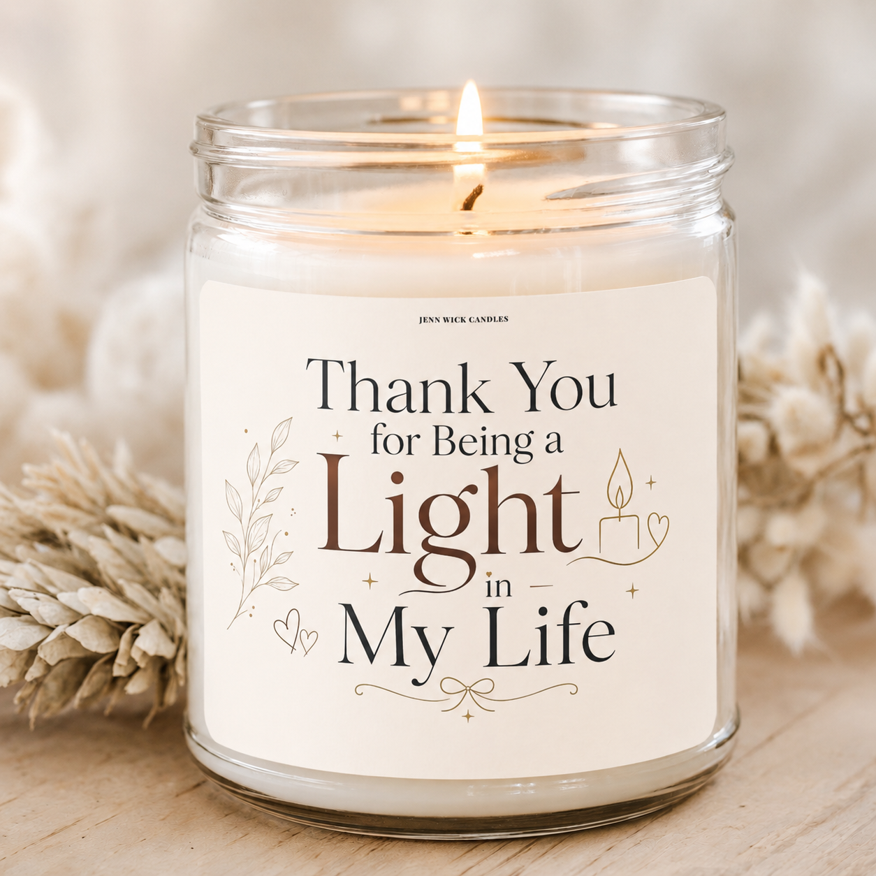 Heartfelt Thank You Candle Gift — Thank You for Being a Light in My Life 8 Heartfelt Thank You Candle Gift — Thank You for Being a Light in My Life - Image 8