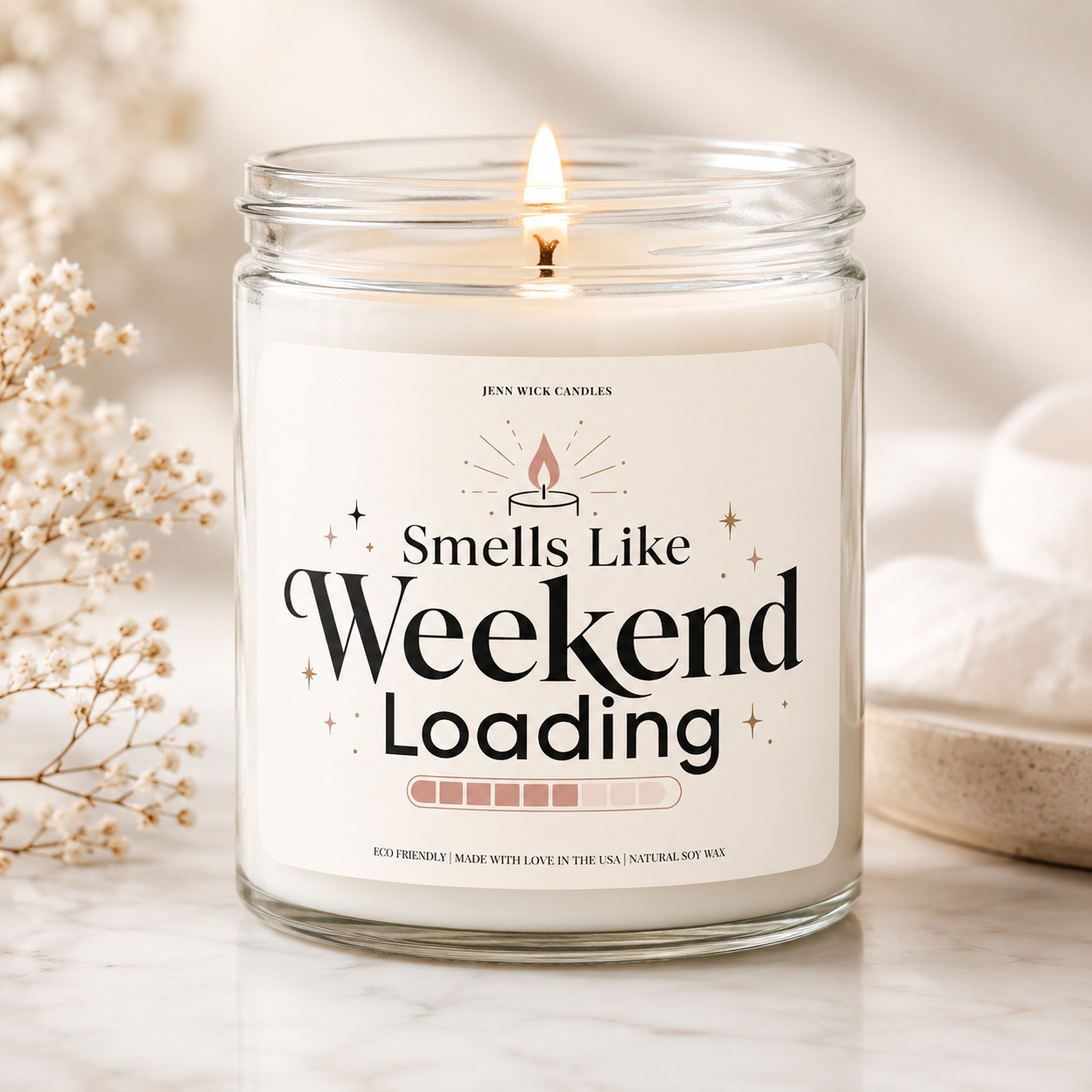 Funny Co-Worker Candle Gift — Smells Like Weekend Loading 3 Funny Co-Worker Candle Gift — Smells Like Weekend Loading - Image 3