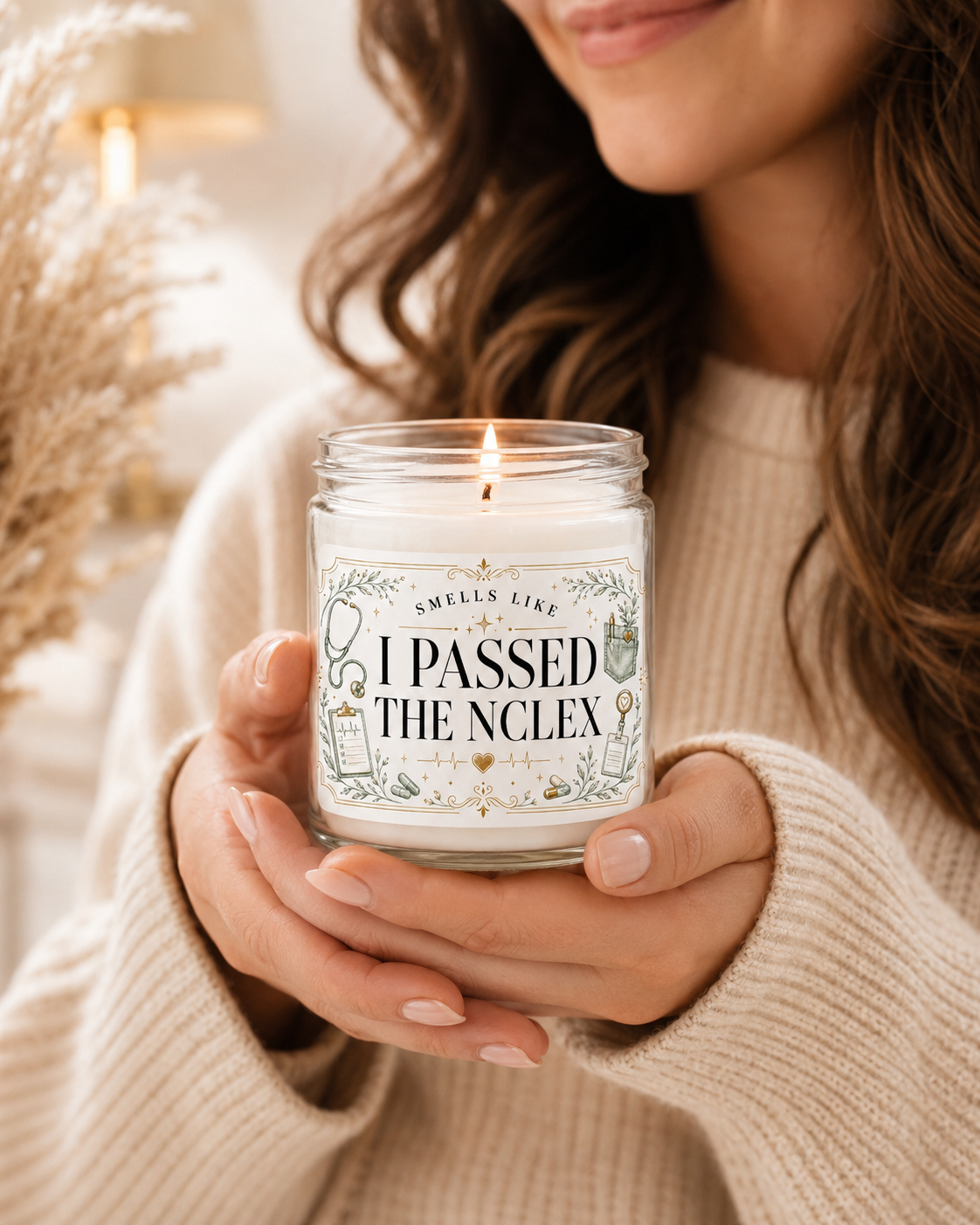 NCLEX Gift Candle, I Passed The NCLEX Nursing Graduation Gift 6 NCLEX Gift Candle, I Passed The NCLEX Nursing Graduation Gift - Image 6