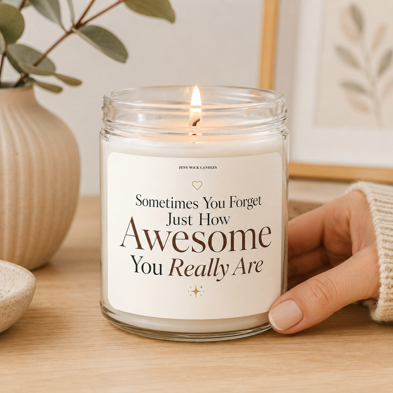 Encouragement Candle Gift — Sometimes You Forget Just How Awesome You Really Are 5 Encouragement Candle Gift — Sometimes You Forget Just How Awesome You Really Are - Image 5