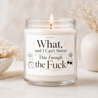 Funny Sarcastic 9oz Soy Wax Candle