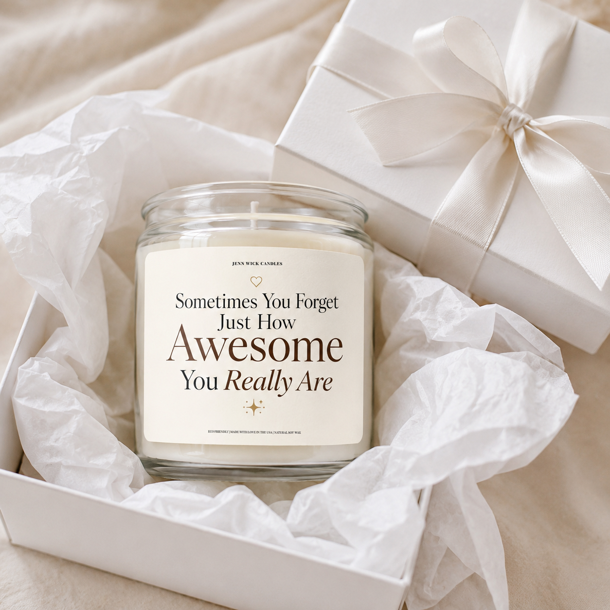 Encouragement Candle Gift — Sometimes You Forget Just How Awesome You Really Are 3 Encouragement Candle Gift — Sometimes You Forget Just How Awesome You Really Are - Image 3