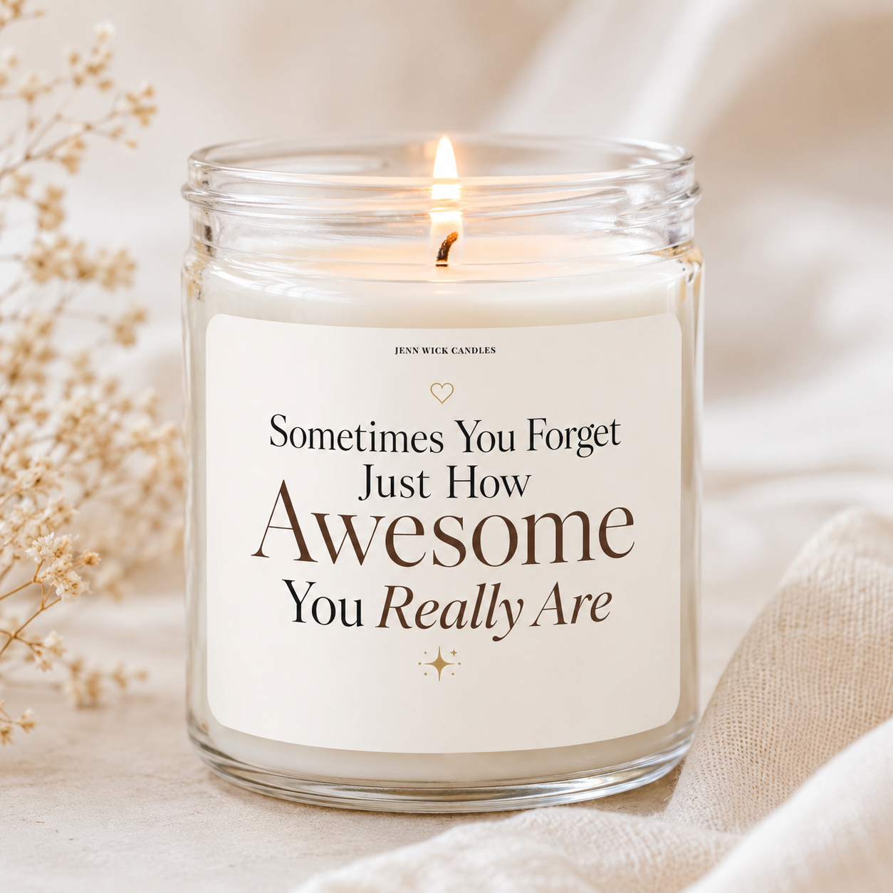 Encouragement Candle Gift — Sometimes You Forget Just How Awesome You Really Are 4 Encouragement Candle Gift — Sometimes You Forget Just How Awesome You Really Are - Image 4