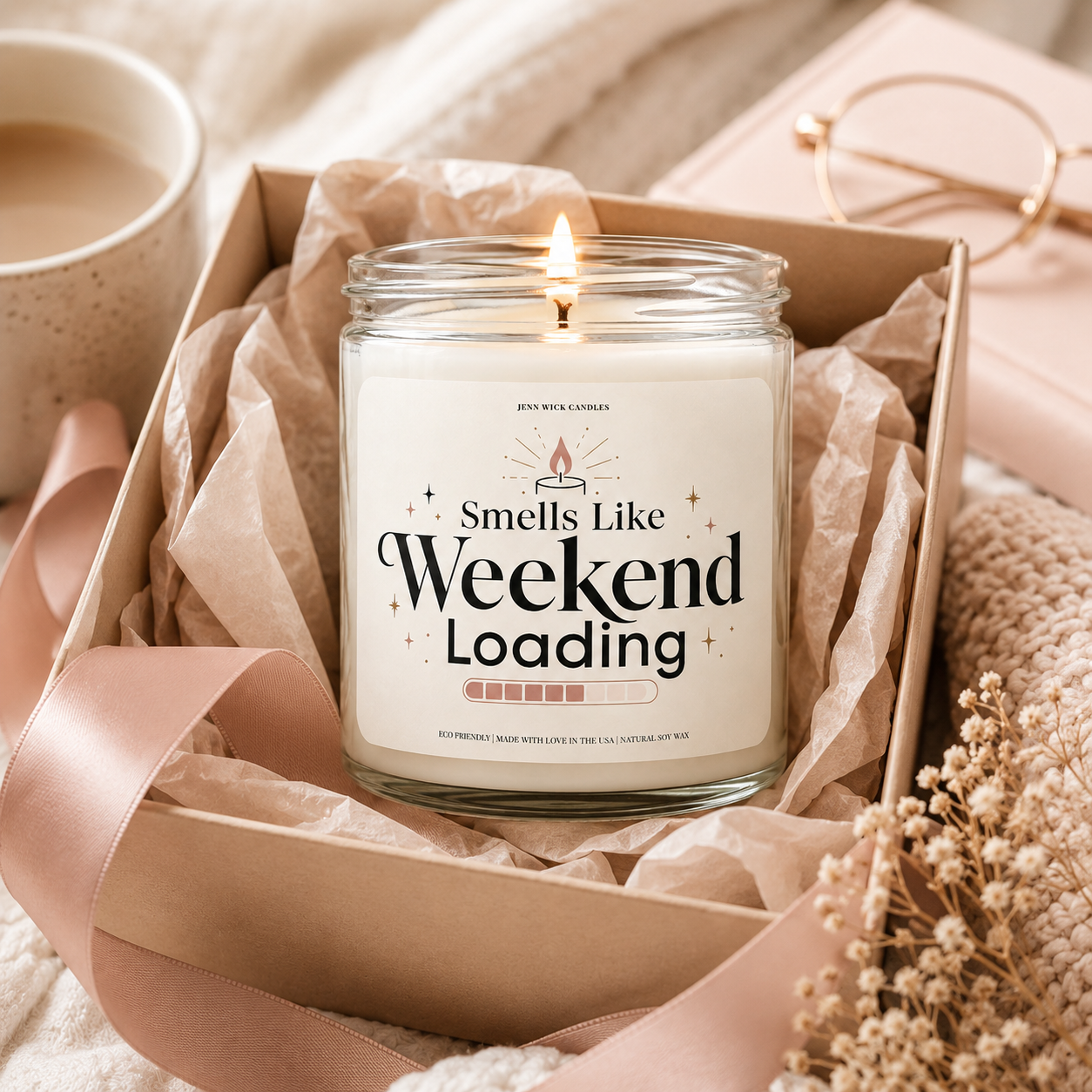 Funny Co-Worker Candle Gift — Smells Like Weekend Loading 5 Funny Co-Worker Candle Gift — Smells Like Weekend Loading - Image 5