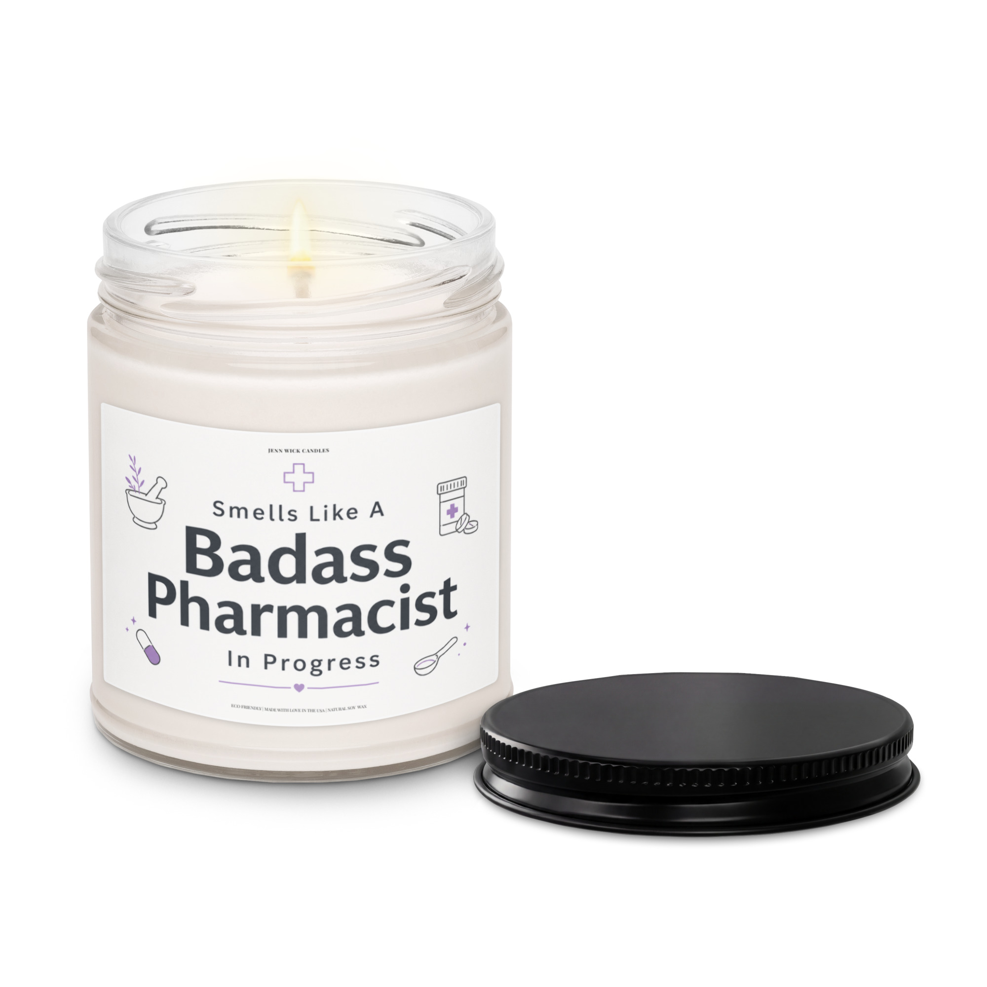 Badass Pharmacist In Progress Candle 7 Badass Pharmacist In Progress Candle - Image 7