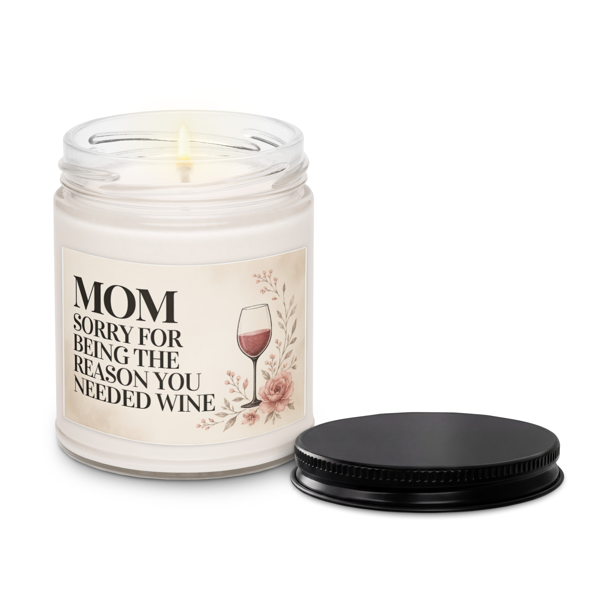 Mom Sorry You Needed Wine Candle 7 Mom Sorry You Needed Wine Candle - Image 7