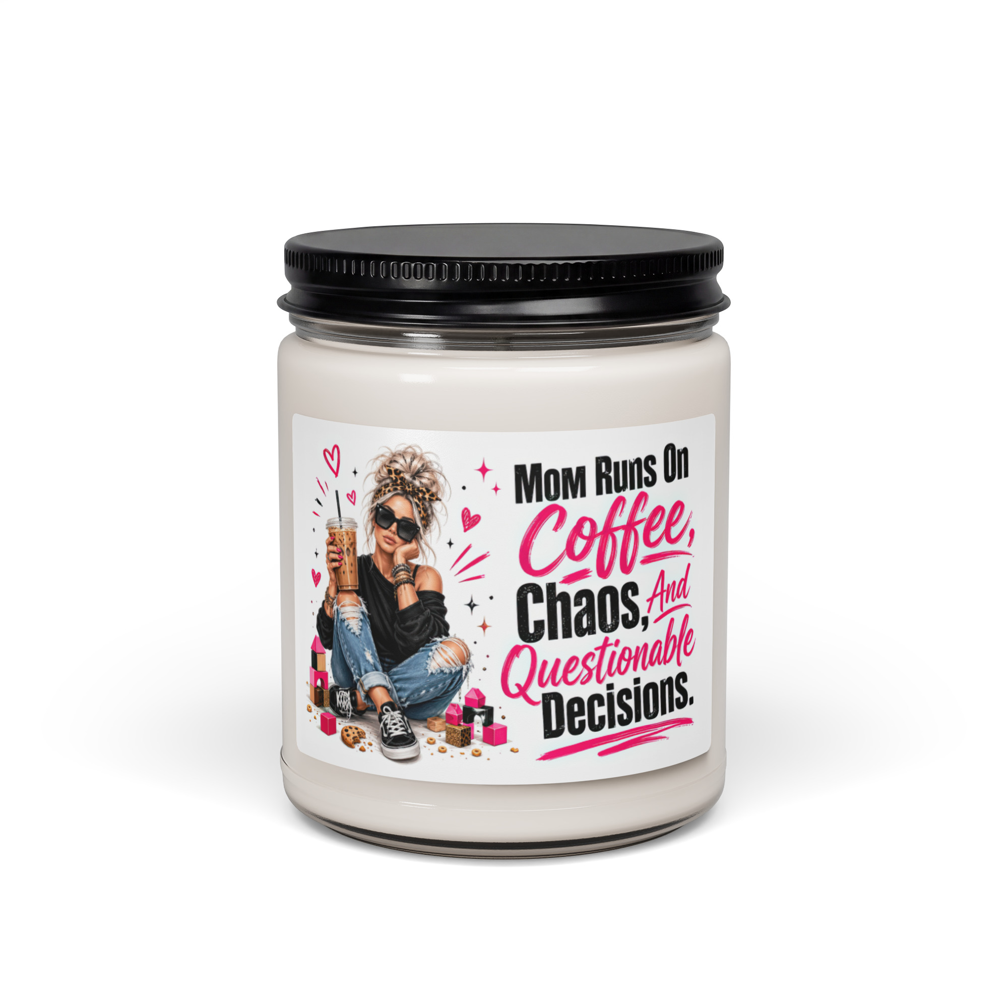 Mom Runs On Coffee Chaos Candle 7 Mom Runs On Coffee Chaos Candle - Image 7
