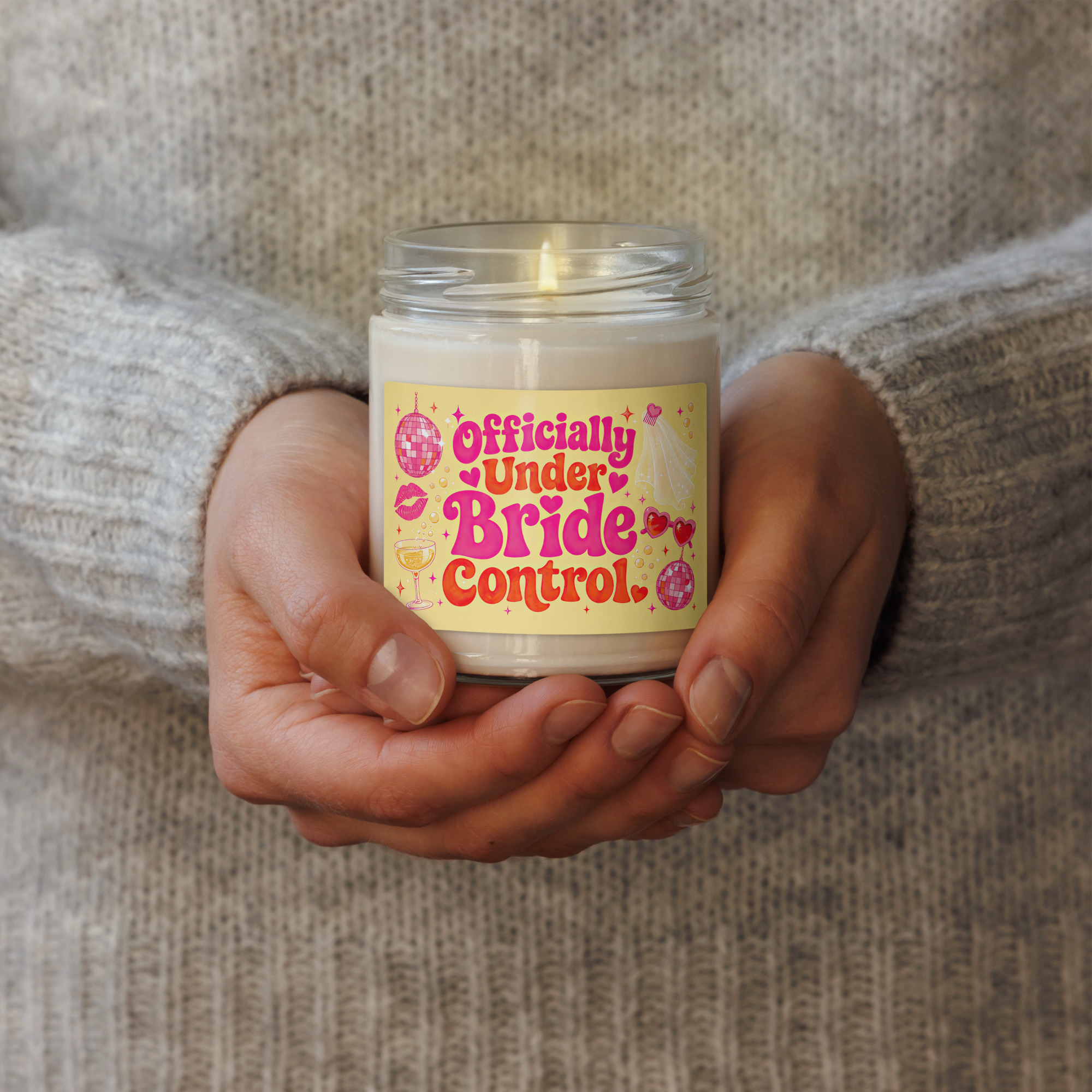 Officially Under Bride Control Bachelorette Candle 6 Officially Under Bride Control Bachelorette Candle - Image 6