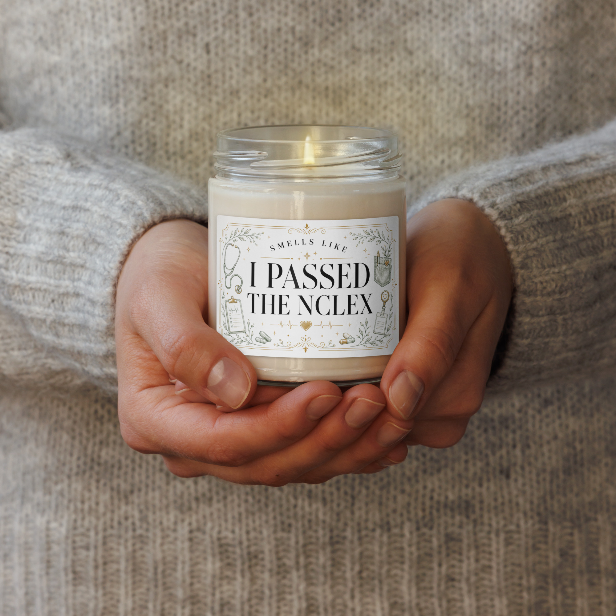 NCLEX Gift Candle, I Passed The NCLEX Nursing Graduation Gift 7 NCLEX Gift Candle, I Passed The NCLEX Nursing Graduation Gift - Image 7