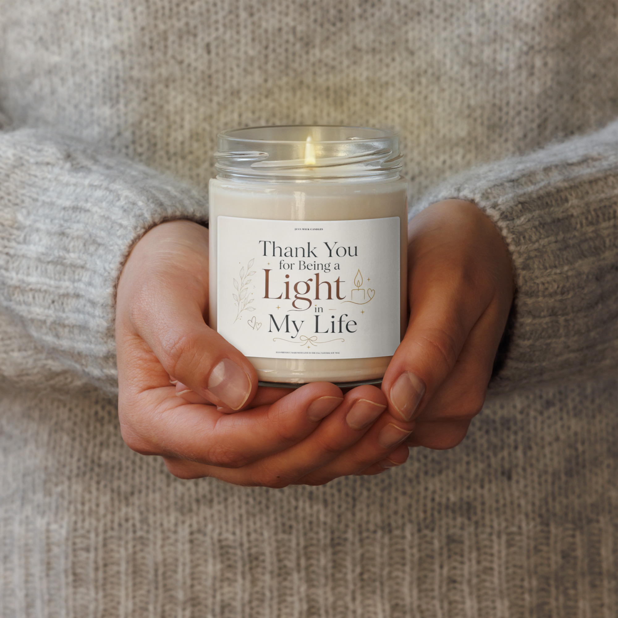 Heartfelt Thank You Candle Gift — Thank You for Being a Light in My Life 11 Heartfelt Thank You Candle Gift — Thank You for Being a Light in My Life - Image 11