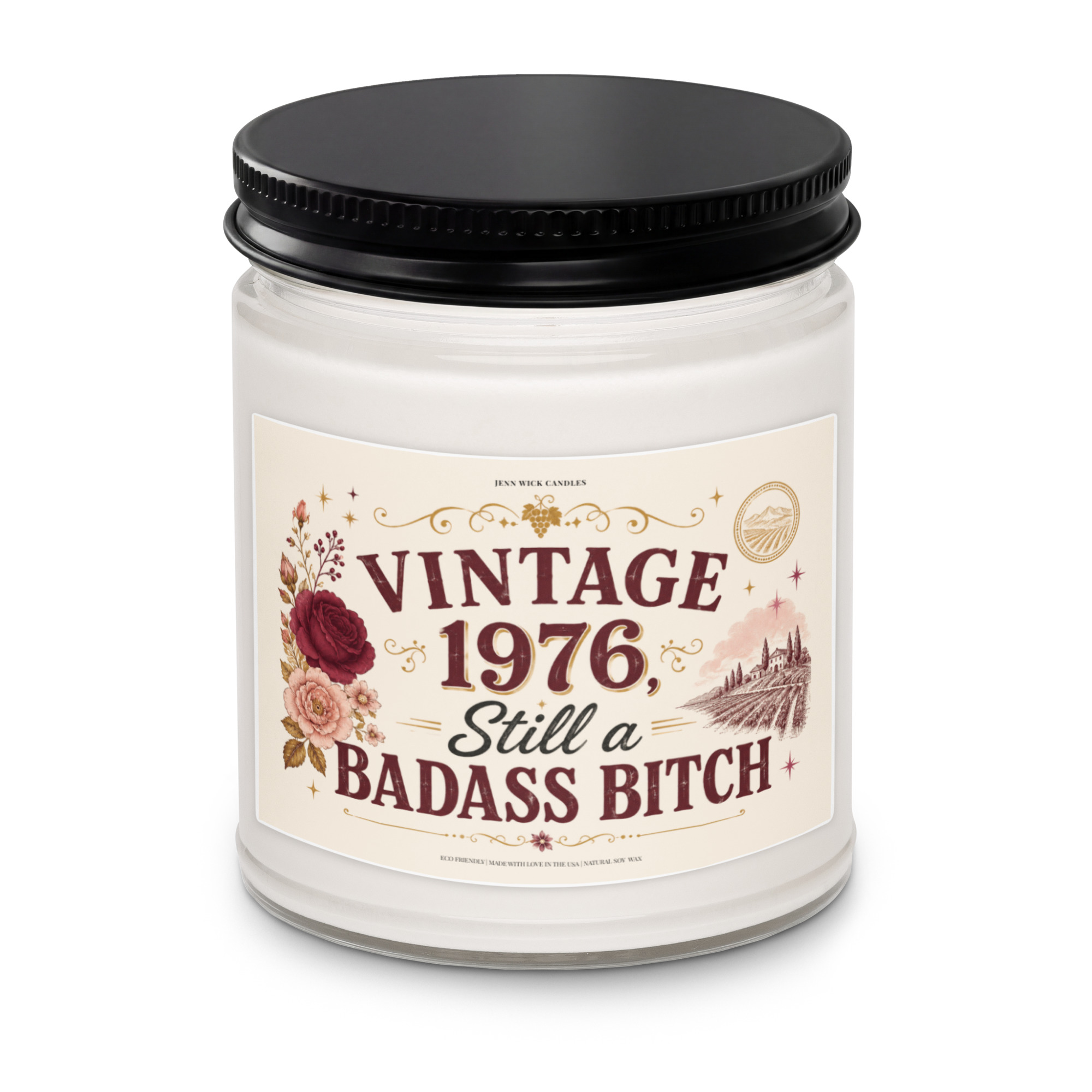 Vintage 1976 Still a Badass Bitch Candle 7 Vintage 1976 Still a Badass Bitch Candle - Image 7