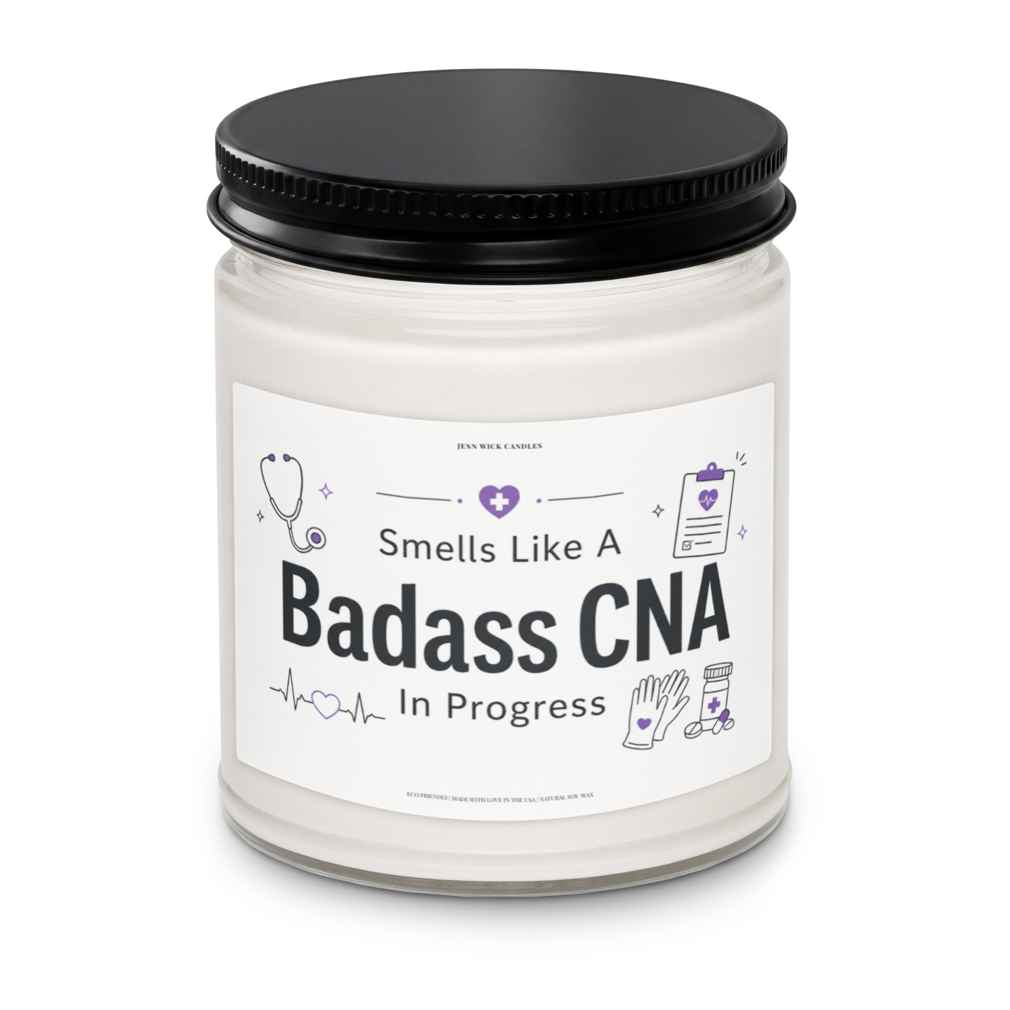 Badass CNA In Progress Candle 7 Badass CNA In Progress Candle - Image 7