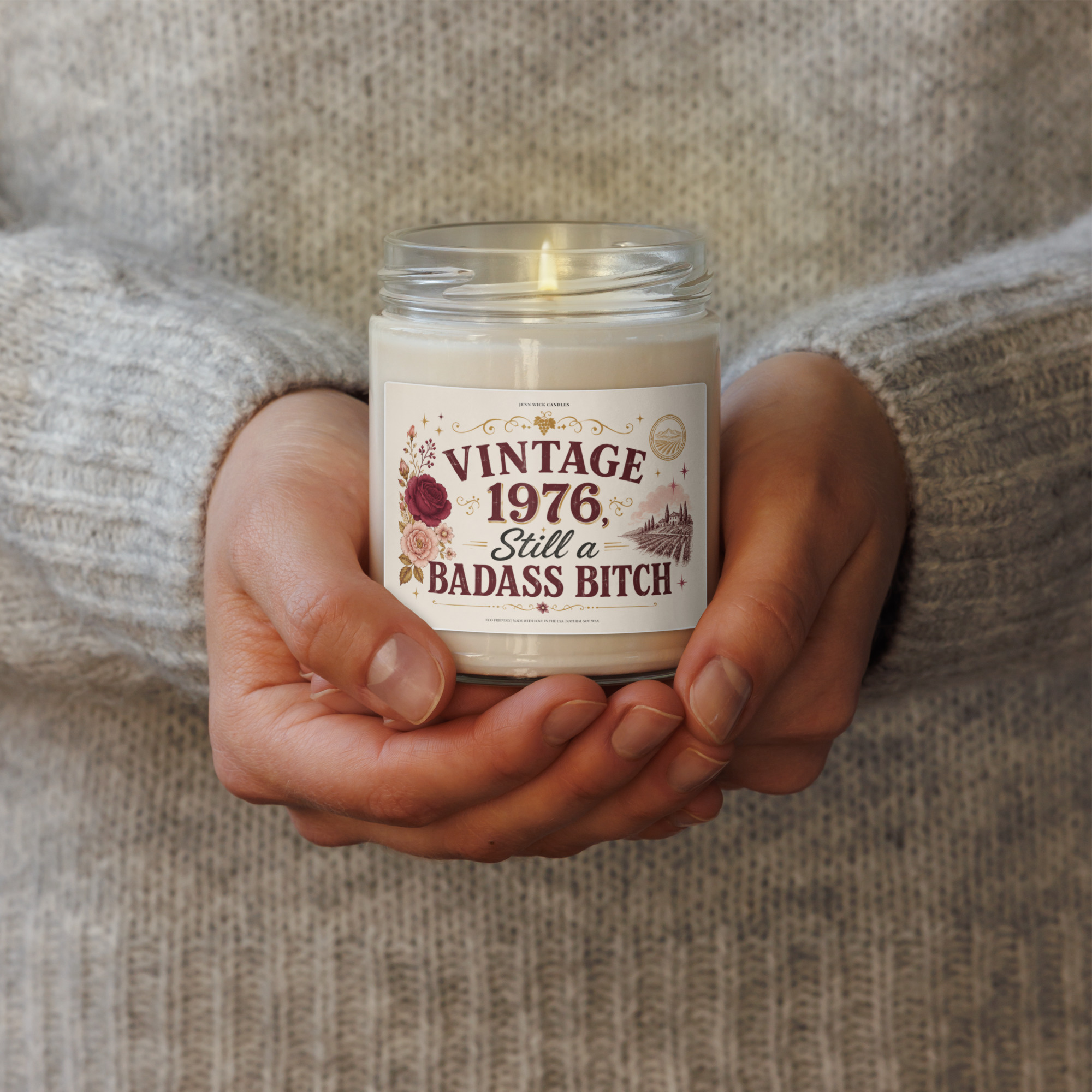 Vintage 1976 Still a Badass Bitch Candle 6 Vintage 1976 Still a Badass Bitch Candle - Image 6